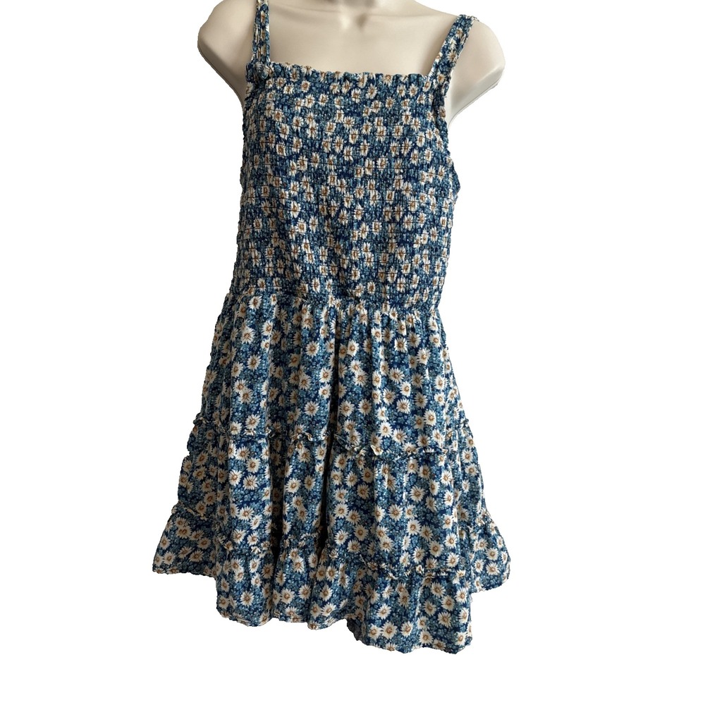 Wild Fable Y2K Smockedβ Floral Mini Sundress L Tiered Cottagecore Layers Summer